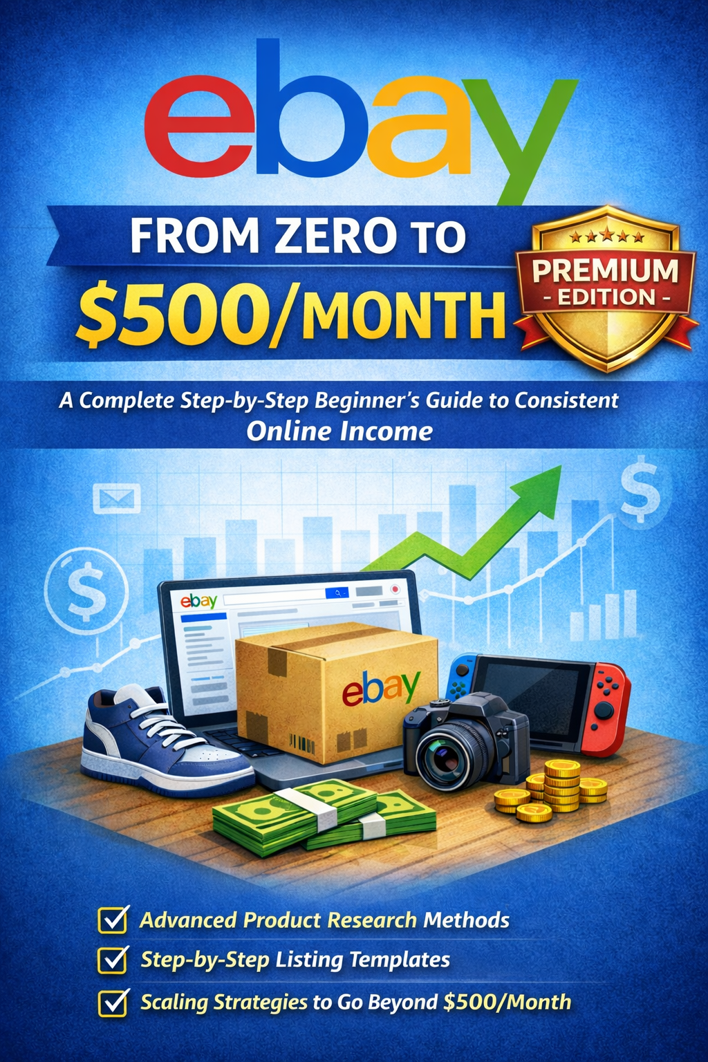 eBay From Zero to $500/Month – Premium Edition Full edition