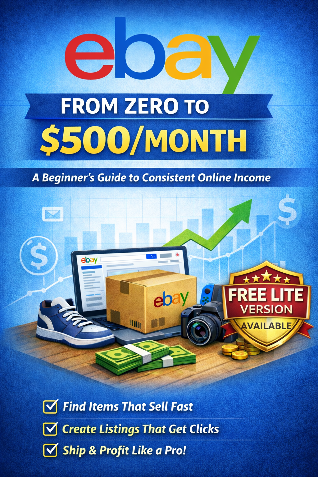 FREE- Ebay from Zero to $500/Month