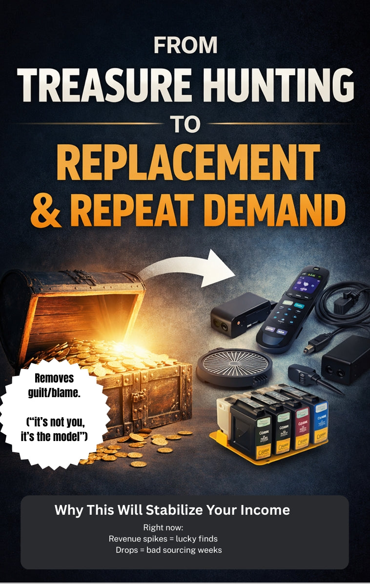 From Treasure Hunting to Replacement & Repeat Demand